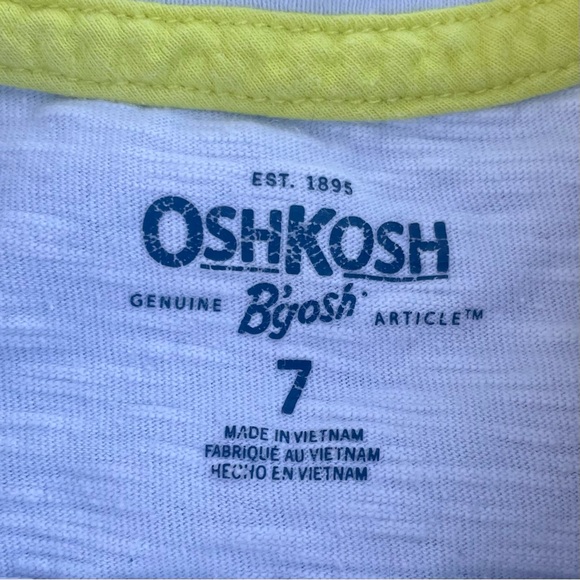 Oshkosh B’Gosh UFO Dinosaur Graphic T-Shirt, Kids Size 7 - Picture 3 of 5